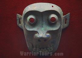 A bronze mask of Shang Dynasty, Shaanxi History Museum, China