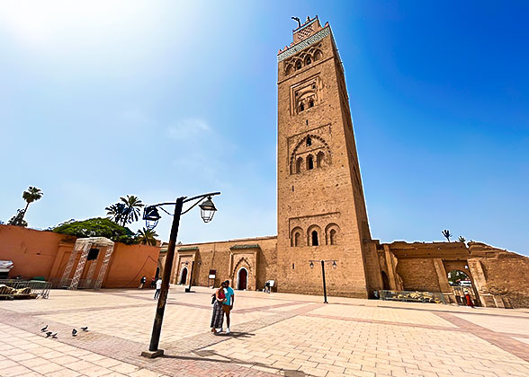 Koutoubia Mosque in the city of Marrakech
