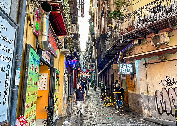 Street Scene of Naples