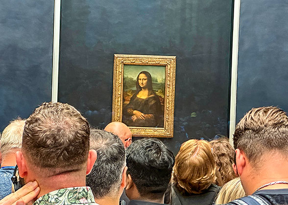 Mona Lisa in Louvre Museum
