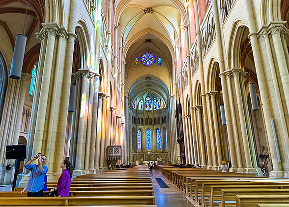 Gothic-style Abbey