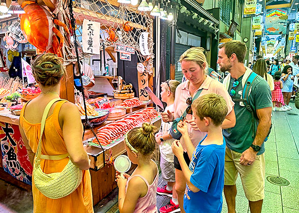 Visit Food Market in Osaka