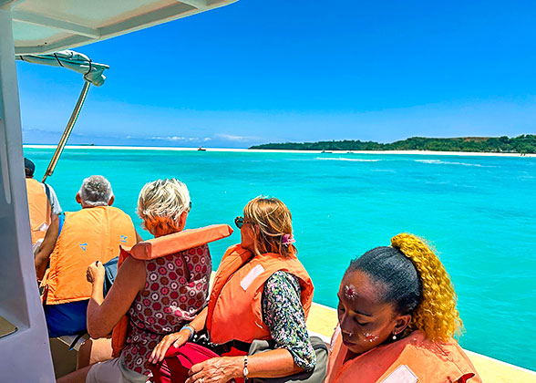 Fanstatic Sea View of Sainte Marie, Madagascar whale watching trip